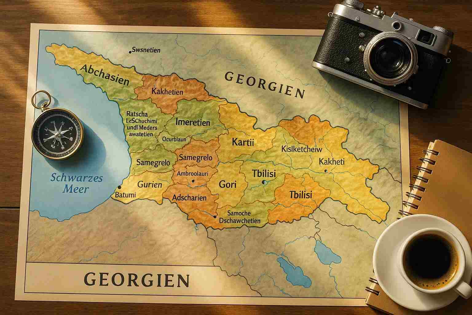 Georgien Karte