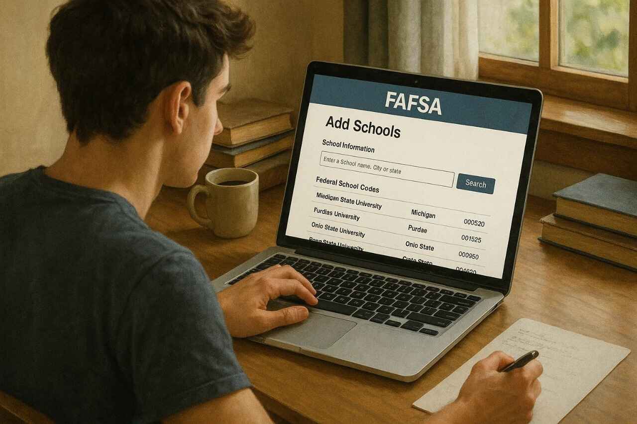 How to Add Schools to FAFSA