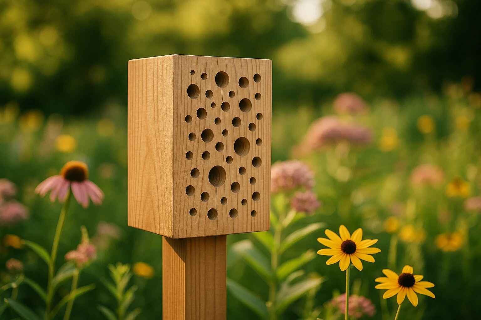 Bee Homes for the Garden: Build, Place & Maintain Bee Hotels That Work