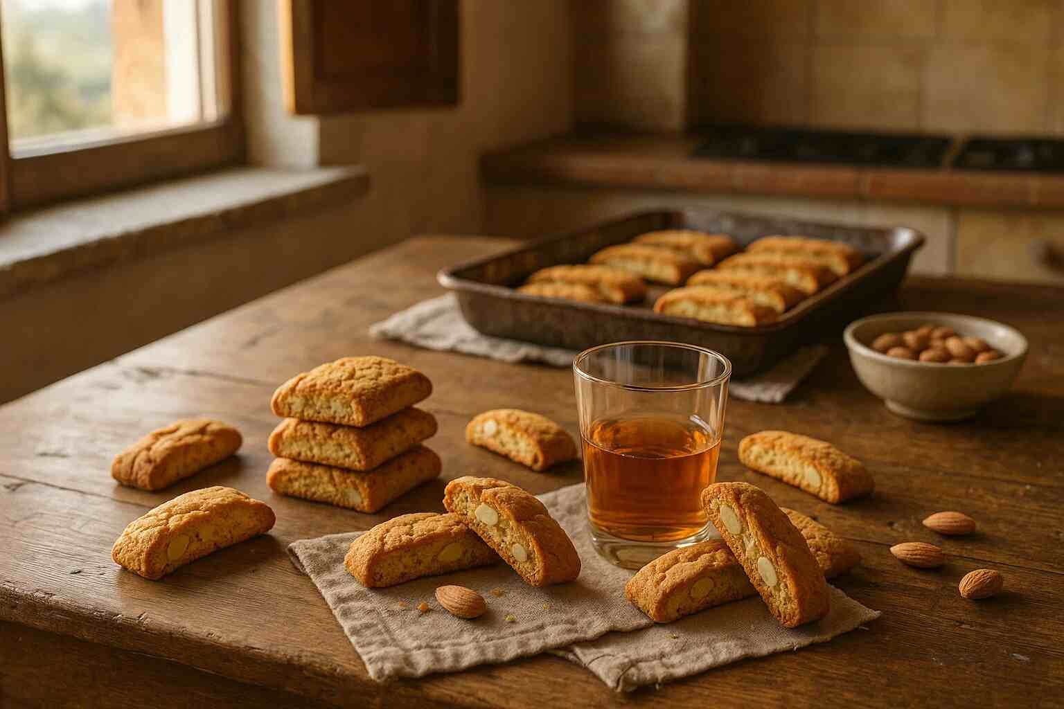 Бишкоти ди Прато – Аутентичные Тосканские Миндальные Бискотти с Двойной Выпечкой