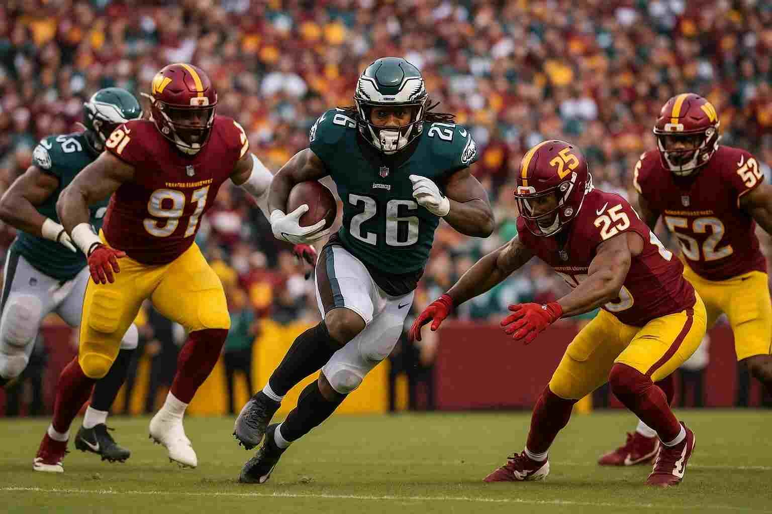 What Do the Philadelphia Eagles vs Washington Commanders Match Player Stats Reveal?